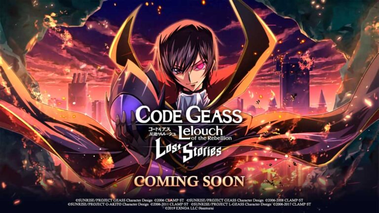 Prepárate para Code Geass: Lost Stories, el juego de rol épico